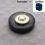 Decorative objects - Wireless Marble Doorbell with Brass Steel Collar - LA FÉE SONNETTE