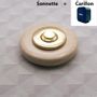 Decorative objects - Wireless Marble Doorbell with Brass Steel Collar - LA FÉE SONNETTE