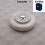 Decorative objects - Wireless Marble Bell Chrome Steel Collar - LA FÉE SONNETTE