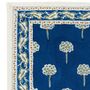 Linge de table textile - RANI SET DE TABLE BLEU NUIT - JAMINI BY USHA BORA