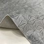 Other caperts - HLR 103, Grey Color Diamond Cut Design Viscose Botanical Art Tencel Bamboo Silk Loomknotted Handloom For Home, Hotel, Interior Decoration, Commercial Projects Customizable  Colors Designs Sizes Rug Carpet Floor Mat - INDIAN RUG GALLERY