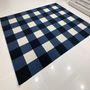 Rugs - FR 102, Checkered Pattern Design Customizable Faltweave Dhurrie Kilim Indian Manufacturer Shipping Worldwide Fireproof Washable Handmade Handwoven NZ Wool Carpet For Home, Hotel Commercial Projects - INDIAN RUG GALLERY