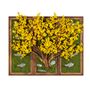 Other wall decoration - Jasmine Tableau Trio - Decorative Handmade Artificial Flower Tableau - OMNIA CONCEPT