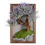 Autres décorations murales - Tableau Lavender - Tableau décoratif de fleurs artificielles fait main - OMNIA CONCEPT