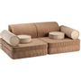Children's sofas and lounge chairs - CORDUROY SETTEE - WIGIWAMA