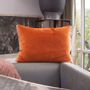 Coussins textile - MEDICIS coussin 40x55cm housse MEDICIS ORANGE - EN FIL D'INDIENNE...