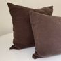 Comforters and pillows - Decorative cushion Pino Chocolat - SERRA ANTWERP