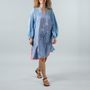 Apparel - Silk Cotton Hand Embroidered Lilly Dress - NEST FACTORY