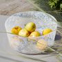 Bowls - Macchia su Macchia Opaline white Bowl Large - STORIES OF ITALY