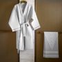 Peignoirs - Peignoir Bath Club en Coton - LE JACQUARD FRANCAIS