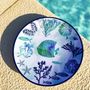 Formal plates - Caribbean collection melamine tableware - LES JARDINS DE LA COMTESSE