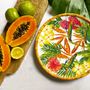 Formal plates - Exotic Flower Collection Melamine Dinnerware - LES JARDINS DE LA COMTESSE