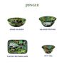 Platter and bowls - Jungle Collection Melamine Dinnerware - LES JARDINS DE LA COMTESSE