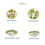 Plats et saladiers - Vaisselle mélamine collection Singes de Bali - LES JARDINS DE LA COMTESSE