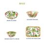 Platter and bowls - Bali Monkey Collection Melamine Dinnerware - LES JARDINS DE LA COMTESSE