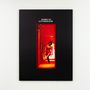 Other wall decoration - Playboy Wall Art with LED Neon - Red Door - LOCOMOCEAN