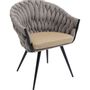 Fauteuils - Chaise a. acc. Knot Tweed - KARE DESIGN