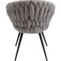 Fauteuils - Chaise a. acc. Knot Tweed - KARE DESIGN