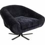 Armchairs - Swivel Armchair Ciao Midnight - KARE DESIGN
