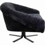 Fauteuils - Fauteuil pivotant Ciao Midnight - KARE DESIGN