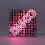 Lampes de table - Boîte acrylique à néon - Disco Sequin Neon Pink - LOCOMOCEAN