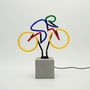 Decorative objects - Neon (Concrete Base) - Bike - LOCOMOCEAN