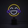 Objets de décoration - Néon sur socle - Laugh Emoji - LOCOMOCEAN