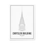 Other wall decoration - Print - New York - Chrysler building - WIJCK.