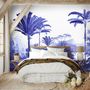 Chambres d'hôtels - Papier peint Panoramique Paradise Azulejos - PARADISIO IMAGINARIUM