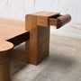 Unique pieces - Large rustic” coffee table. - THIERRY LAUDREN
