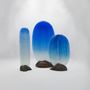 Unique pieces - Contemporary Glass Sculpture Set - Light Blue - JONATHAN AUSSERESSE