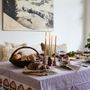 Linge de table textile - Nappe Bonnard Violet - MAISON DÎNETTE