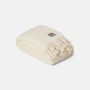 Throw blankets - 4203 Mohair Deluxe Blanket White - STACKELBERGS