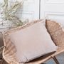 Coussins textile - LYRIC Housse de coussin 45x45 cm - EN FIL D'INDIENNE...