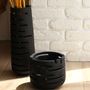 Vases - Vase décoratif en bois noir fait main - WOODENDREAMS