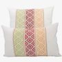 Cushions - Cotton Cushion Cover | Summer Cotton Flower Pattern | Size 30 x 50 cm - NIKONE HANDCRAFT, LAOS