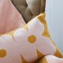 Comforters and pillows - Recycled cotton cushion DAISY in three color combinations - LIV INTERIOR