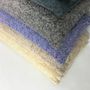 Fabric cushions - Handmade Boucle Pillow in Smoky Blue - BELL ARTE