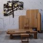 Unique pieces - Large “Rustic” coffee table - THIERRY LAUDREN