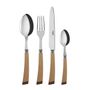 Flatware - 4 pieces cutlery set - Numéro 1 Light press wood - SABRE PARIS