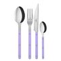 Flatware - 4 pieces cutlery set - Bistrot Pastel lilac - SABRE PARIS
