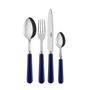 Ménagères - Set de 4 couverts de table - Pop, Bleu Marine - SABRE PARIS
