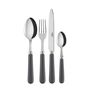 Flatware - 4 pieces cutlery set - Pop unis Dark Grey - SABRE PARIS