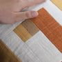 Fabric cushions - Spicy Salmon CU Patchwork cotton cushion cover (50cm x 50cm)/ (30cm x 50cm) - TAI BAAN CRAFTS