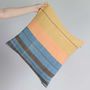 Fabric cushions - Beach Day Striped Cotton Cushion Cover - TAI BAAN CRAFTS