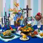 Other Christmas decorations - Mexican Threadwork single candle stand (tall) - SOKA DESIGN STUDIO TABLEWARE