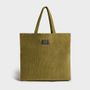 Travel accessories - Olive Corduroy Tote bag ♻️ - WOUF