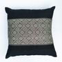 Fabric cushions - Cushion Cover-Cotton & Vine |Flowers of Kudzu Vine- Large Patterns|size 50x50Cm - NIKONE HANDCRAFT, LAOS