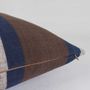 Coussins textile - Housse de coussin en coton à rayures terreuses épaisses et fines - TAI BAAN CRAFTS