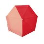 Apparel - Two-tone compact umbrella - coral pink & red - Edmond - ANATOLE